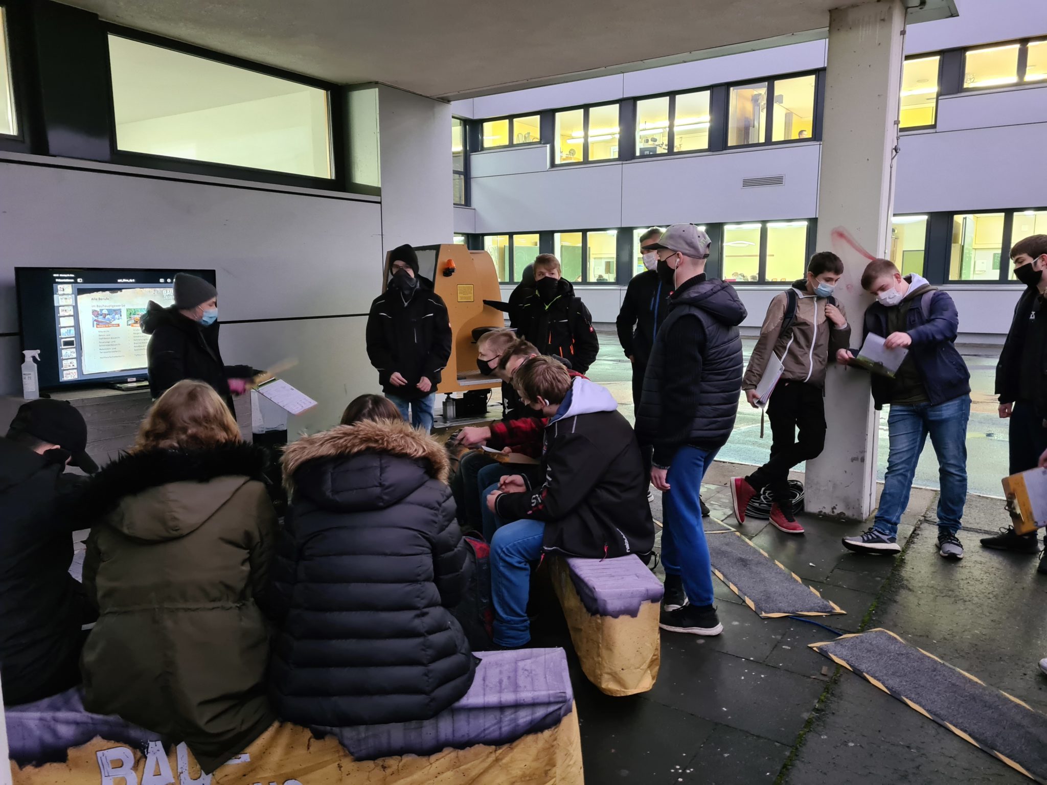 Bau deine Zukunft! Roadmobil besucht Schüler der Berufsfachschule BBS